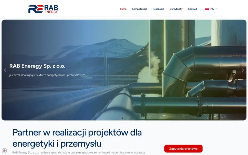 RAB Energy – nowa wersja strony