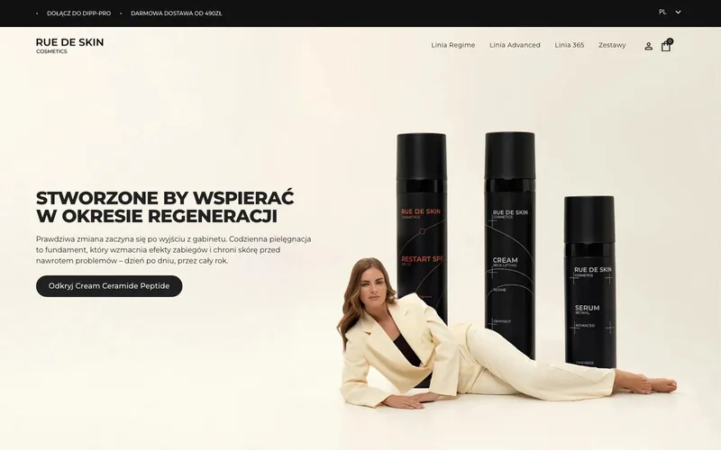 Rue de Skin – rozwój WooCommerce
